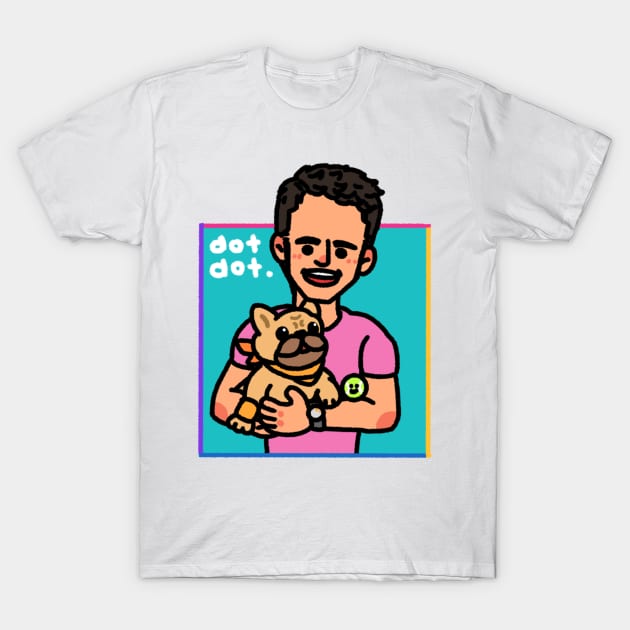 Carlos with puppy <3 T-Shirt by dotbyedot